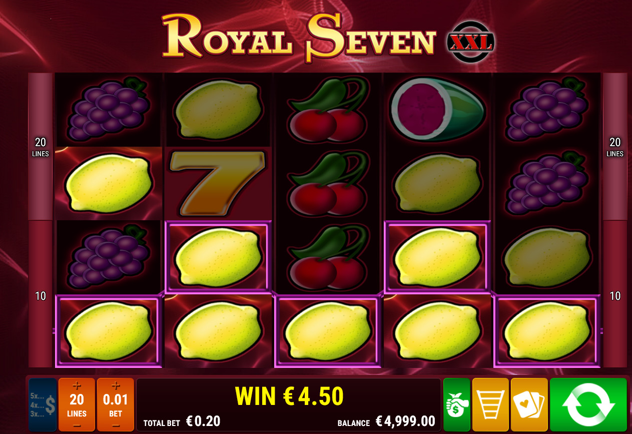 royal seven xxl lemon symbols